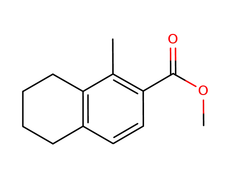 Molecular Structure of 812690-22-5 (2-Naphthalenecarboxylicacid,5,6,7,8-tetrahydro-1-methyl-,methylester(9CI))