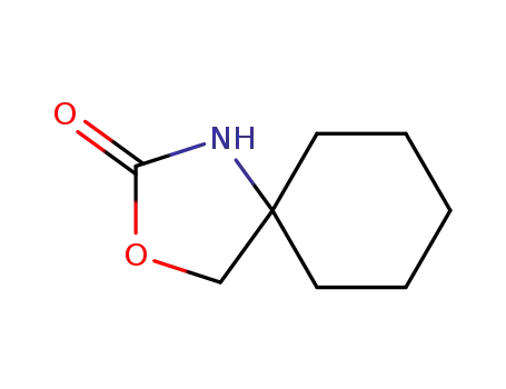 Molecular Structure of 81467-34-7 (3-Oxa-1-azaspiro[4.5]decan-2-one)