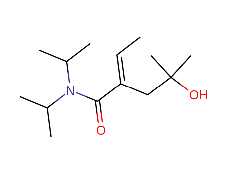 N,N-diisopropyl-5-methyl-5-hydroxy-2-hexene-3-carboxamide