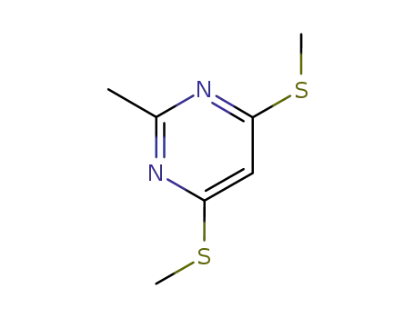 Molecular Structure of 88317-63-9 (2-methyl-4,6-bismethylthiopyrimidine)
