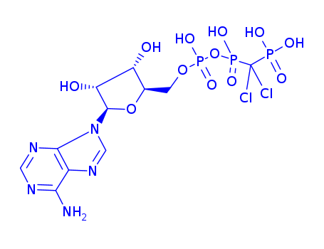 5'-Adenylicacidmonoanhydridewith(dichlorophosphonomethyl)phosphonicacid