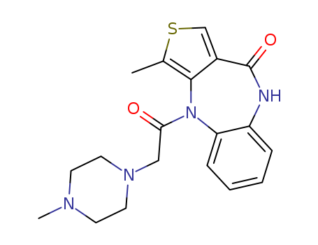 1-methyl-10-[2-(4-methylpiperazin-1-yl)acetyl]-5H-thieno[3,4-b][1,5]benzodiazepin-4-one