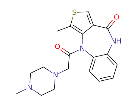 Molecular Structure of 80880-90-6 (TELENZEPINE 2HCL)