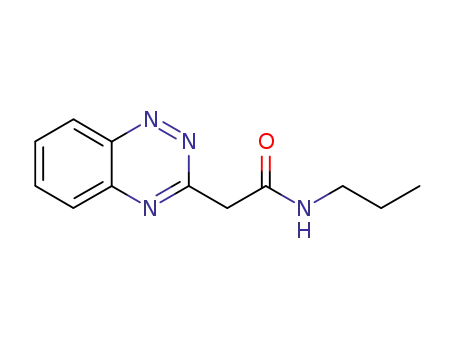 2-(1,2,4-benzotriazin-3-yl)-N-propylacetamide