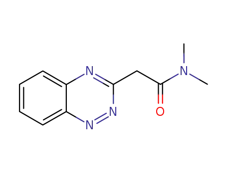 1,2,4-Benzotriazine-3-acetamide, N,N-dimethyl-