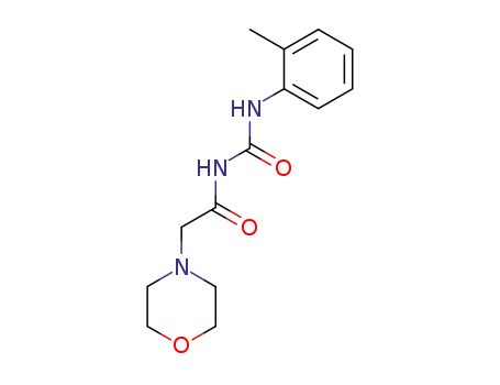 2-morpholin-4-yl-<i>N</i>-<i>o</i>-tolylcarbamoyl-acetamide