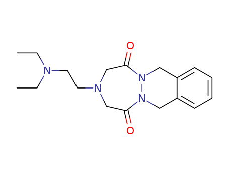 3-(2-(Diethylamino)ethyl)-3,4,7,12-tetrahydro-1H-(1,2,5)triazepino(1,2-b)phthalazine-1,5(2H)-dione cas  81215-76-1