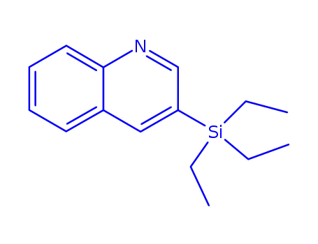 Quinoline, 3-(triethylsilyl)- (9CI)