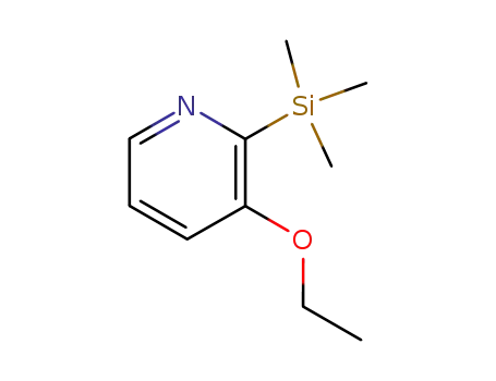 Molecular Structure of 81376-79-6 (Pyridine, 3-ethoxy-2-(trimethylsilyl)- (9CI))