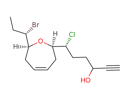 (2S,7R)-2-[(1S)-1-bromopropyl]-7-[(1R)-chloro-(4RS)-hydroxy-5-hexynyl]-2,3,6,7-tetrahydrooxepin