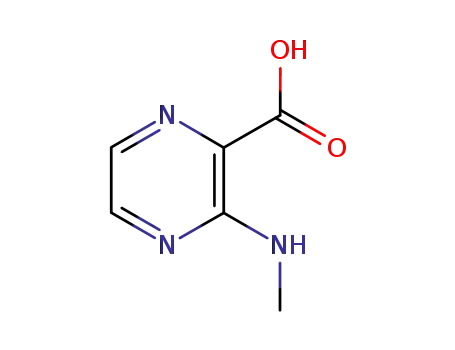 Pyrazinecarboxylic acid, 3-(methylamino)- (7CI)