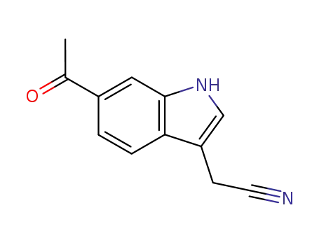 (6-Acetyl-1H-indol-3-yl)-acetonitrile