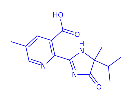 Molecular Structure of 81334-60-3 (Imazmethapyr)