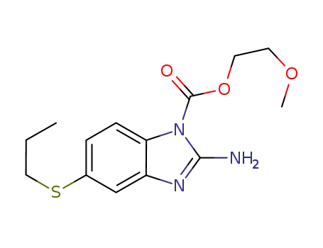 N<sub>1</sub>-(2-methoxyethoxycarbonyl)-2-amino-5-propylthiobenzimidazole