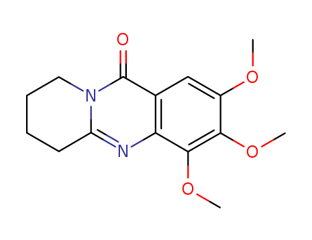 11H-Pyrido[2,1-b]quinazolin-11-one,  6,7,8,9-tetrahydro-2,3,4-trimethoxy-
