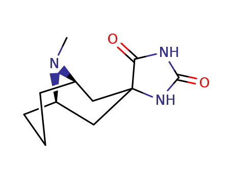 Molecular Structure of 81424-64-8 (granatane-3-spiro-5'-hydantoin)