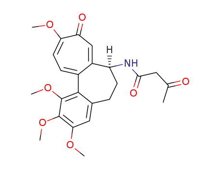 Molecular Structure of 88437-23-4 (N-acetoacetyl-N-deacetylcolchicine)