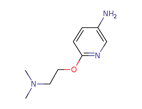 Molecular Structure of 884341-06-4 (6-[2-(DIMETHYLAMINO)ETHOXY]PYRIDIN-3-AMINE)
