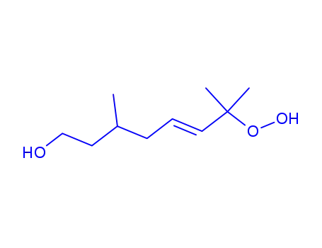 2-ヒドロペルオキシ-2,6-ジメチル-3-オクテン-8-オール