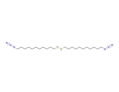 Molecular Structure of 881375-91-3 (Bis(11-azidoundecyl)  disulfide)