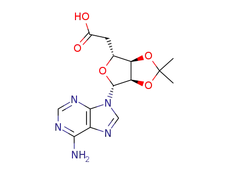 Molecular Structure of 811431-33-1 (5'-Carboxy-2',3'-O-isopropylideneadenosine)