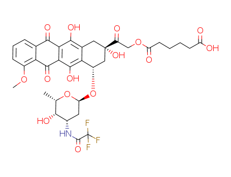 N-Trifluoroacetyladriamycin-14-O-hemiadipate