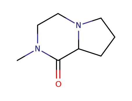 Pyrrolo[1,2-a]pyrazin-1(2H)-one, hexahydro-2-methyl- (9CI)