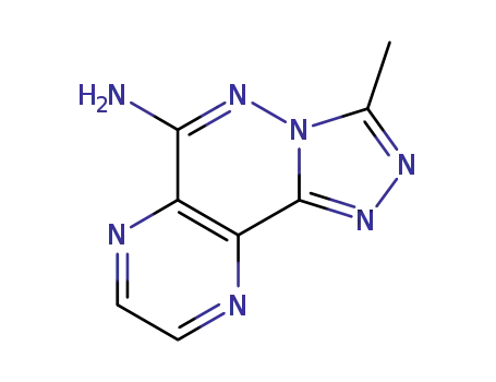 Molecular Structure of 81450-48-8 (3-methylpyrazino[2,3-d][1,2,4]triazolo[4,3-b]pyridazin-6-amine)