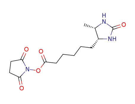 4-Imidazolidinehexanoicacid, 5-methyl-2-oxo-, 2,5-dioxo-1-pyrrolidinyl ester, (4R,5S)-
