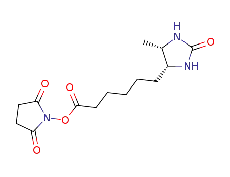 Molecular Structure of 80750-24-9 (DESTHIOBIOTIN N-HYDROXYSUCCINIMIDYL ESTER)