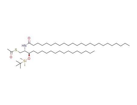 S-(2R,3R) 3-(tert-butyldimethylsilyloxy)-2-tetracosanamidooctadecyl ethanethioate
