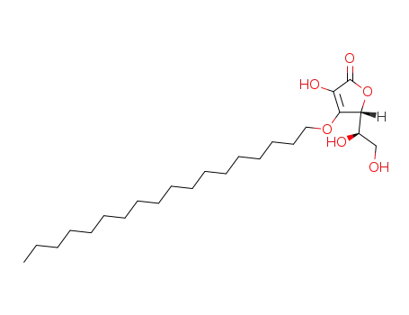 Molecular Structure of 88306-82-5 (3-O-Octadecyl-D-ascorbic acid)