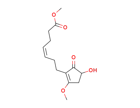 (+/-)-methyl 7-(4-hydroxy-2-methoxy-5-oxo-1-cyclopenten-1-yl)-4(Z)-heptenoate