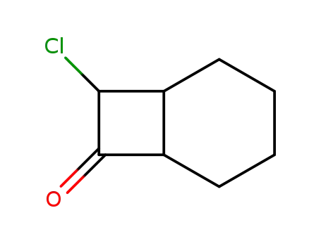 Molecular Structure of 81456-81-7 (Bicyclo[4.2.0]octan-7-one,  8-chloro-)