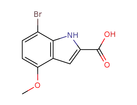 acide bromo-7 methoxy-4 indolecarboxylique-2