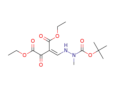 (Z)-diethyl 2-((2-([tert-butoxy]carbonyl)-2-methylhydrazinyl)methylene)-3-oxosuccinate