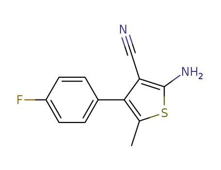 2-AMINO-4-(4-FLUOROPHENYL)-5-METHYLTHIOPHENE-3-CARBONITRILE