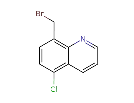Molecular Structure of 88474-19-5 (8-(bromomethyl)-5-chloroquinoline)