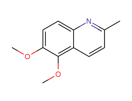 Molecular Structure of 882159-12-8 (Quinoline, 5,6-dimethoxy-2-methyl- (9CI))