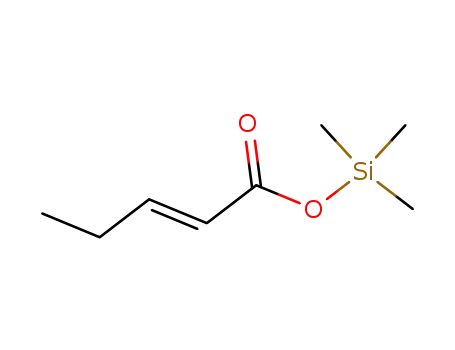 2-Pentenoic acid, trimethylsilyl ester