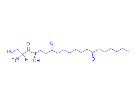 Propanamide,2-amino-N-(3,10-dioxohexadecyl)-N,3-dihydroxy-, (2S)-