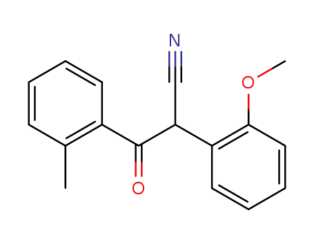 2-(2-methoxy-phenyl)-3-oxo-3-<i>o</i>-tolyl-propionitrile