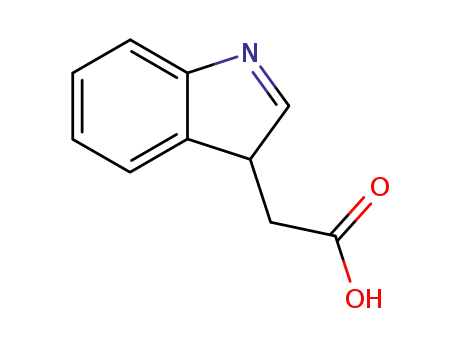 Molecular Structure of 81326-17-2 (3H-Indole-3-aceticacid(9CI))
