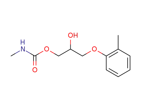 CARBAMIC ACID, METHYL-, 2-HYDROXY-3-(o-TOLYLOXY)PROPYL ESTER