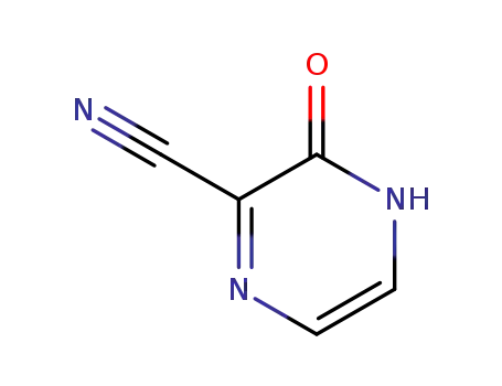 Molecular Structure of 81411-78-1 (3-OXO-3,4-DIHYDROPYRAZINE-2-CARBONITRILE)