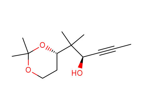 1,3-Dioxane-4-ethanol,bta,bta,2,2-tetramethyl-alpha-1-propynyl-,(alphaR,4S)-(9CI)