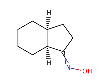 Molecular Structure of 81256-04-4 (N-hydroxyoctahydro-1H-inden-1-imine)