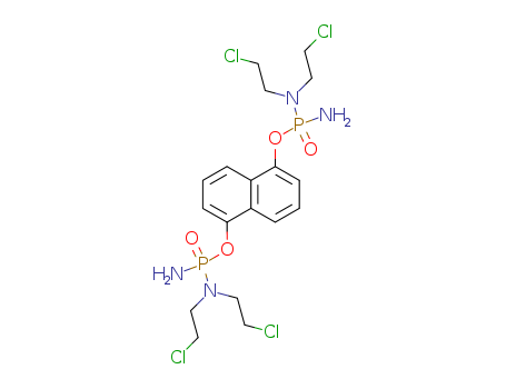 N-[amino-[5-[amino-[bis(2-chloroethyl)amino]phosphoryl]oxynaphthalen-1-yl]oxy-phosphoryl]-2-chloro-N-(2-chloroethyl)ethanamine cas  88181-23-1