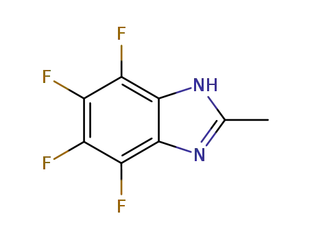 Molecular Structure of 81430-75-3 (4,5,6,7-TETRAFLUORO-2-METHYL-1H-1,3-BENZODIAZOLE)