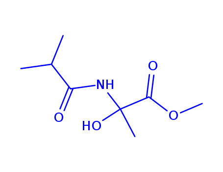 Alanine,  2-hydroxy-N-(2-methyl-1-oxopropyl)-,  methyl  ester